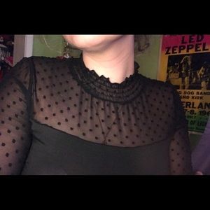 Brand new cute black top (s/m)